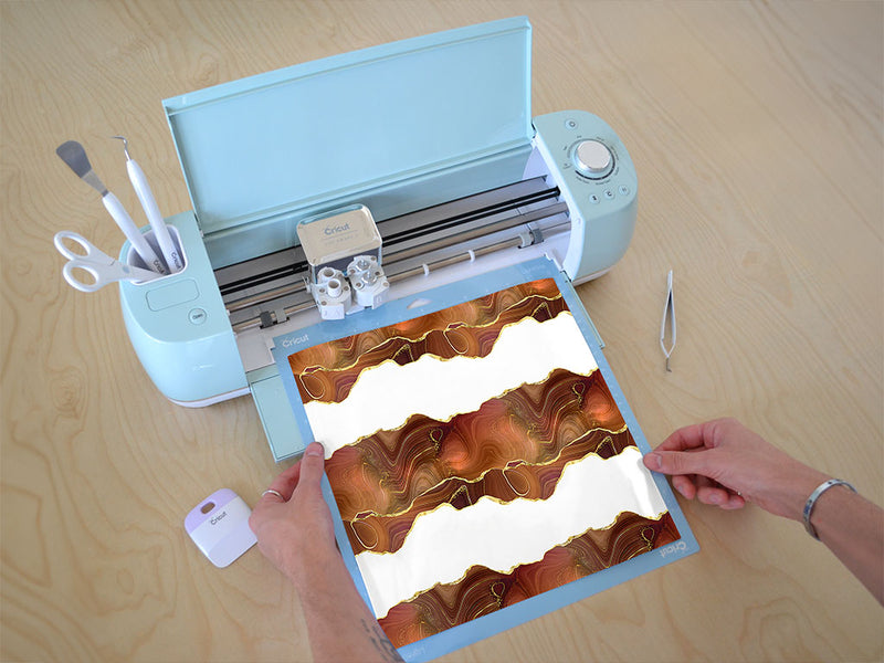 slashed sepia gemstone films Cricut Compatible Vinyl