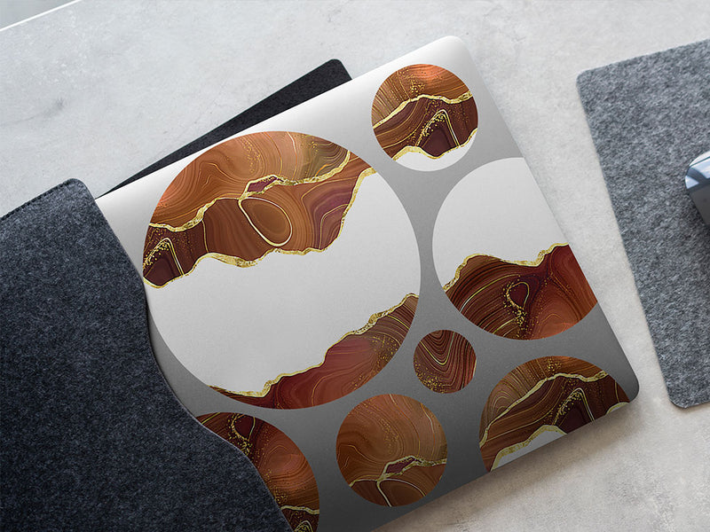 slashed sepia gemstone films DIY Laptop Stickers