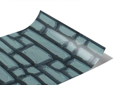 Slate  Brick Vinyl Wraps~Rwraps Series 914 Digitally Printed Vinyl Wrap~1