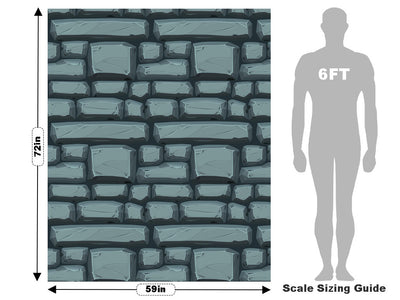 Slate  Brick Vehicle Wrap Scale~Rwraps Series 914 Slate  Brick Measurements~2