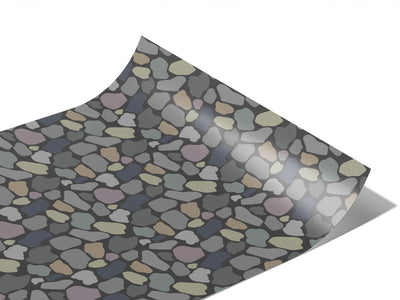 Slate  Cobblestone Vinyl Wraps~Rwraps Series 914 Digitally Printed Vinyl Wrap~1