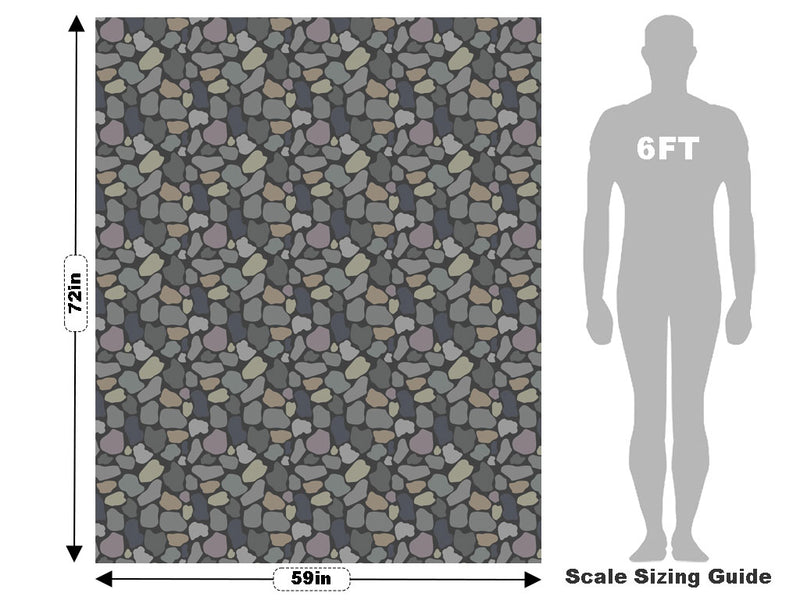 Slate  Cobblestone Vehicle Wrap Scale~Rwraps Series 914 Slate  Cobblestone Measurements~2