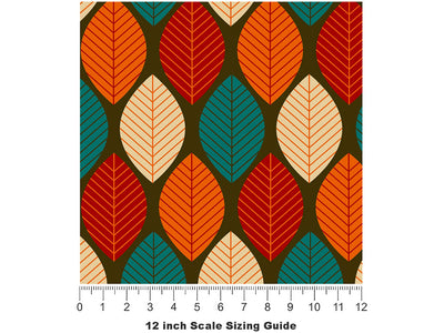 Sledge Siblings Retro Vinyl Film Pattern Size 12 inch Scale~Rwraps Sledge Siblings Retro Sizing Chart~2