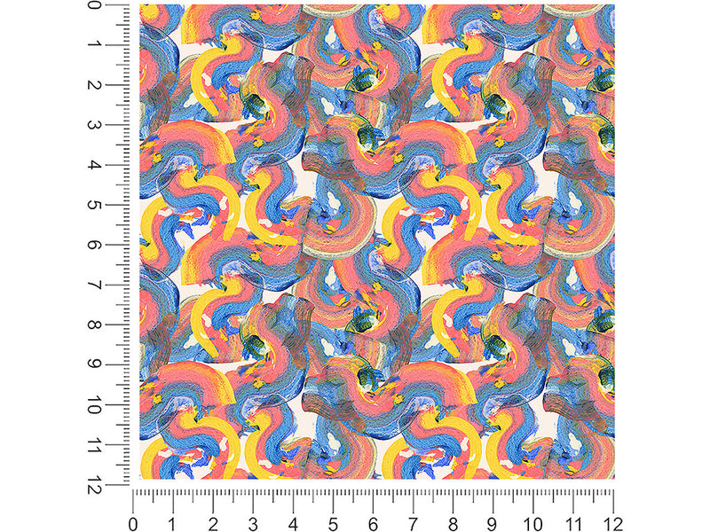 sleepy dreams abstract geometric 1ft x 1ft Craft Sheets
