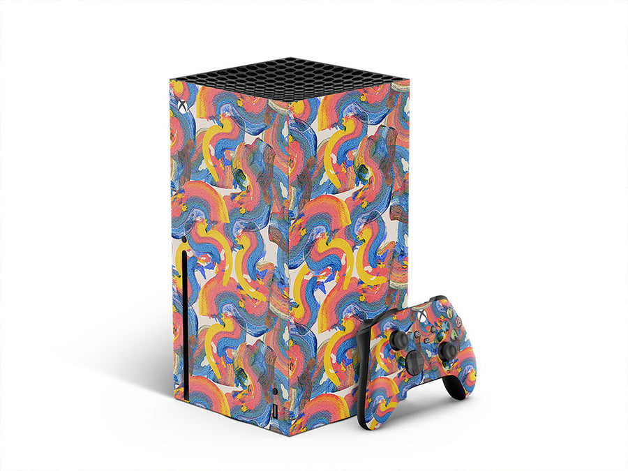 sleepy dreams abstract geometric XBOX DIY Decal