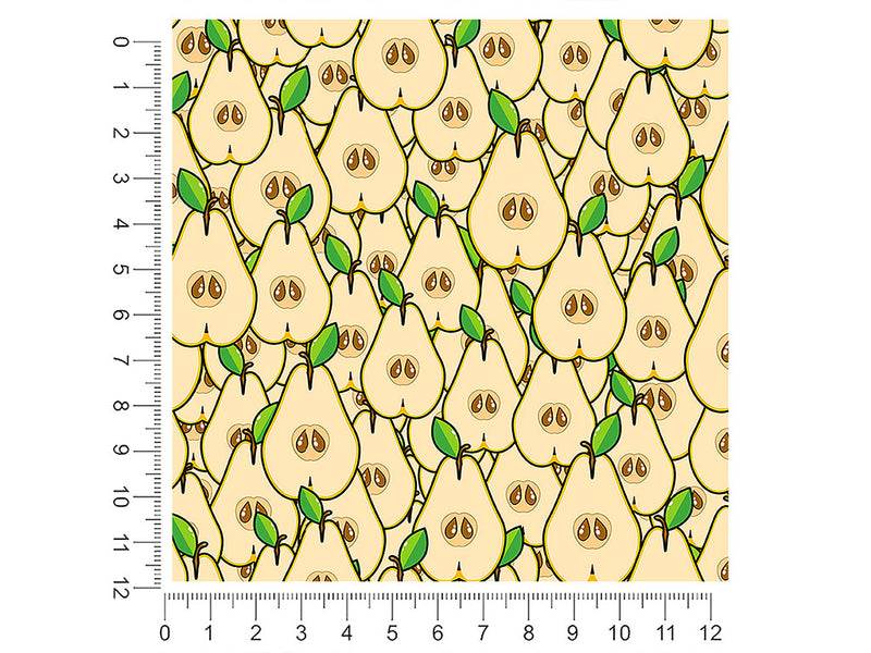 sliced lentier fruit 1ft x 1ft Craft Sheets