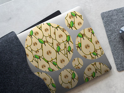 sliced lentier fruit DIY Laptop Stickers