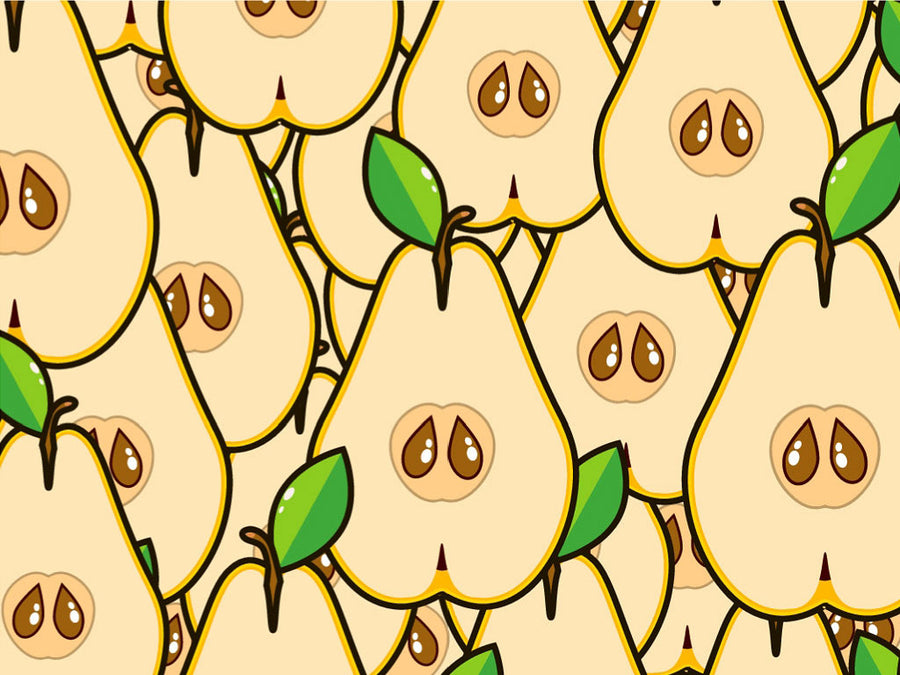 Sliced Lentier Fruit Vinyl Wrap Pattern~Rwraps Series 914 Digitally Printed Vinyl Wrap~0