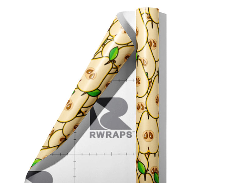 Sliced Lentier Fruit Wrap Film Sheets~Rwraps Series 914 Sliced Lentier Fruit Scrolled Sheet~3