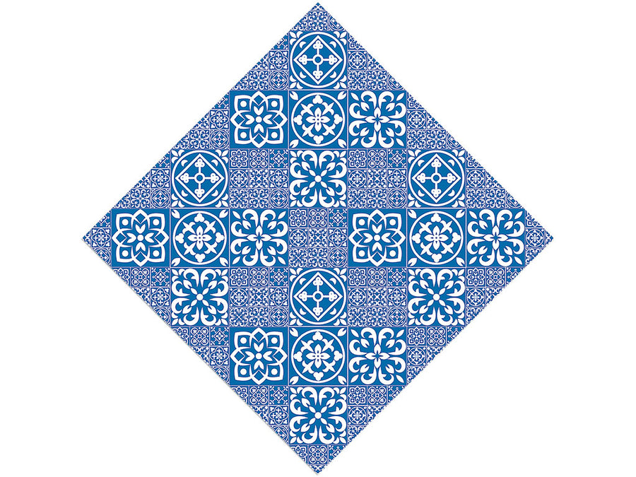 Sliced White Tile Vinyl Wrap Pattern