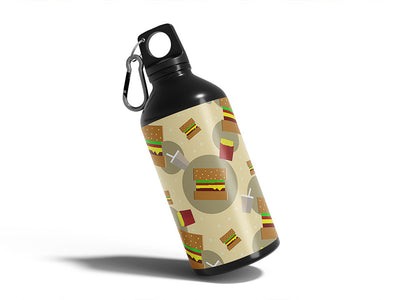 slider style  Water Bottle DIY Stickers