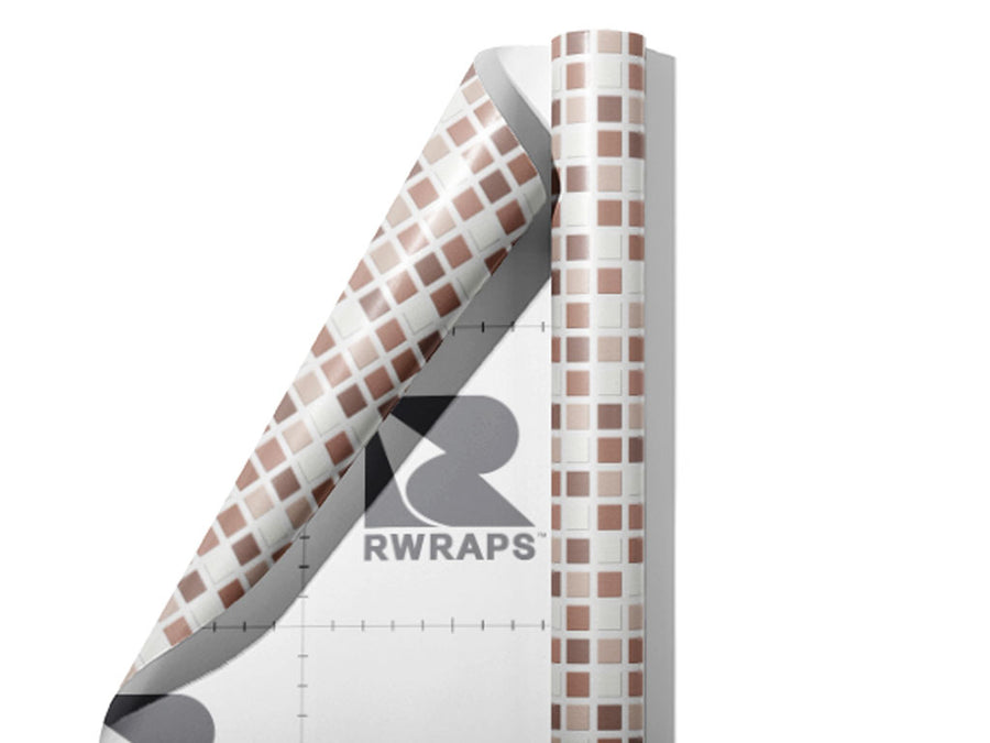 Slightly Dirty Mosaic Wrap Film Sheets~Rwraps Series 914 Slightly Dirty Mosaic Scrolled Sheet~3