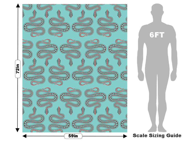 Slithering Serpents Reptile Vehicle Wrap Scale~Rwraps Series 914 Slithering Serpents Reptile Measurements~1