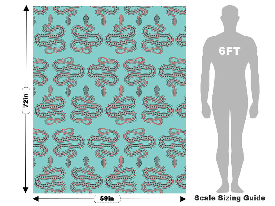 Slithering Serpents Reptile Vehicle Wrap Scale~Rwraps Series 914 Slithering Serpents Reptile Measurements~1