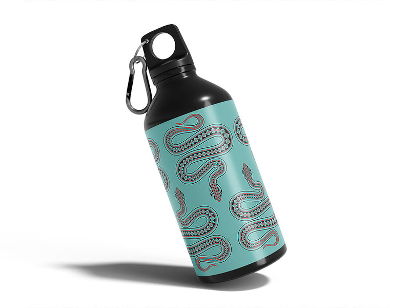 slithering serpents animal Water Bottle DIY Stickers