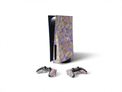 slumber party paint splatter Sony PS5 DIY Skin