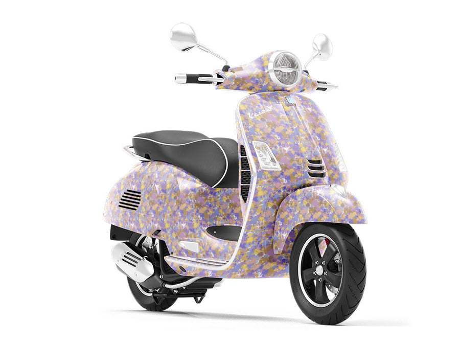 Slumber Party Paint Splatter Vespa Scooter Wrap Film