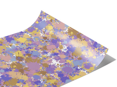 Slumber Party Paint Splatter Vinyl Wraps~Rwraps Series 914 Digitally Printed Vinyl Wrap~0