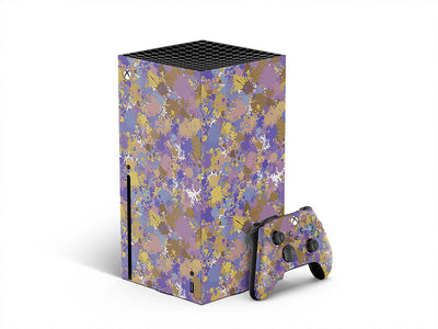 slumber party paint splatter XBOX DIY Decal