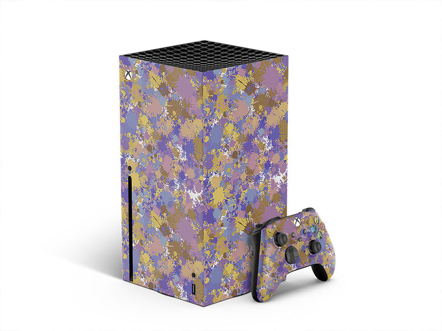 slumber party paint splatter XBOX DIY Decal