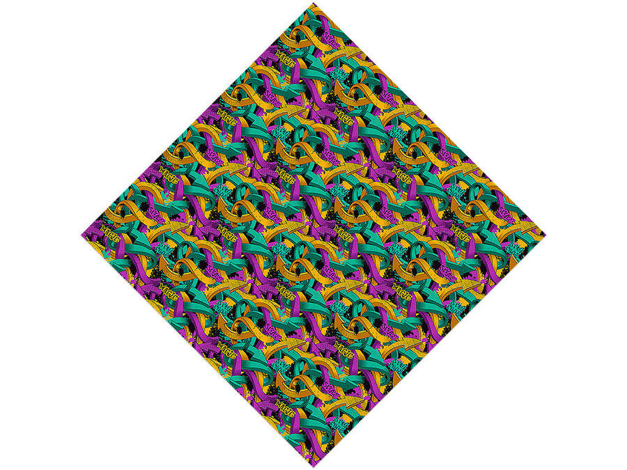 Small Burner Graffiti Vinyl Wrap Pattern