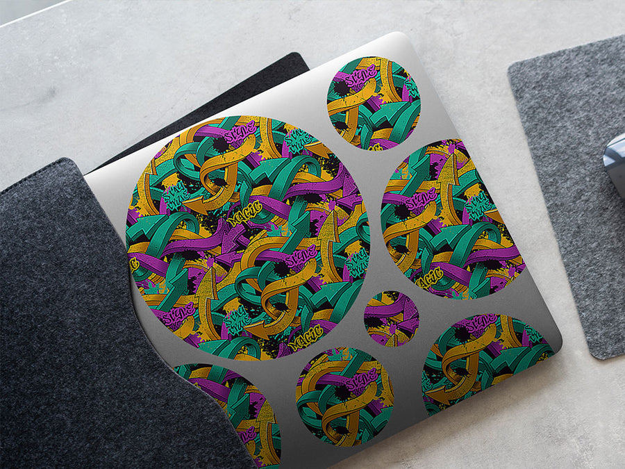 small burner graffiti DIY Laptop Stickers