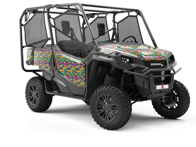 Small Burner Graffiti Utility Vehicle Vinyl Wrap