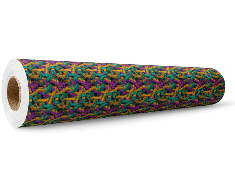 Small Burner Graffiti Wrap Film Wholesale Roll~Rwraps Series 914 Digitally Printed Vinyl Roll~5