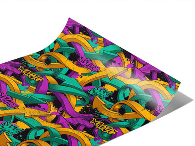 Small Burner Graffiti Vinyl Wraps~Rwraps Series 914 Digitally Printed Vinyl Wrap~0