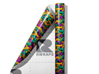 Small Burner Graffiti Wrap Film Sheets~Rwraps Series 914 Small Burner Graffiti Scrolled Sheet~3
