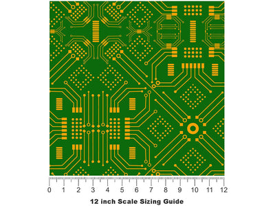 Small Clover Technology Vinyl Film Pattern Size 12 inch Scale~Rwraps Small Clover Technology Sizing Chart~3