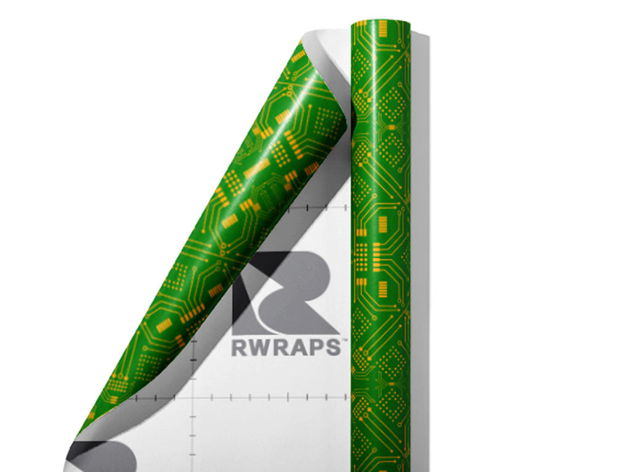 Small Clover Technology Wrap Film Sheets~Rwraps Series 914 Small Clover Technology Scrolled Sheet~4