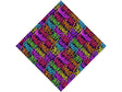 Small Columns Graffiti Vinyl Wrap Pattern