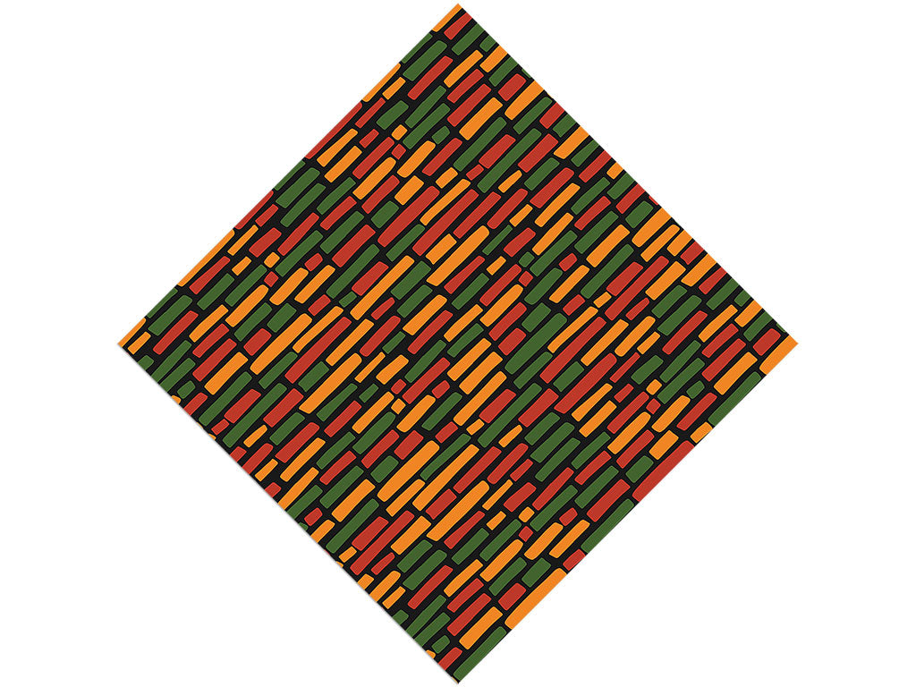 Rcraft™ Small Rastafarian Stacked Brick Craft Vinyl | Brick Craft ...