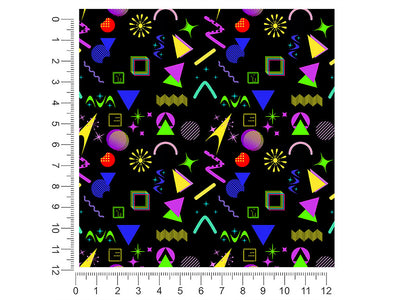 small zap retro 1ft x 1ft Craft Sheets