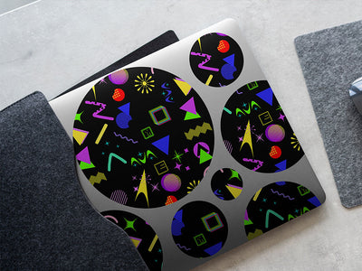 small zap retro DIY Laptop Stickers