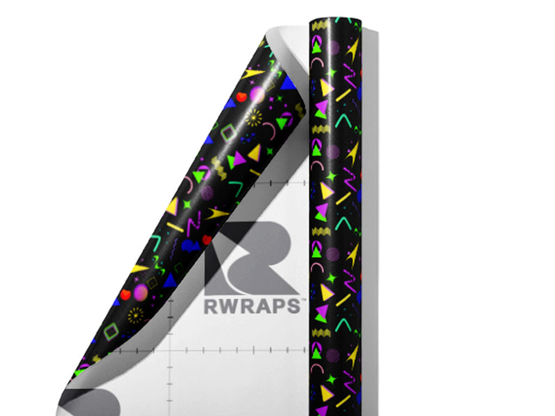 Small Zap Retro Wrap Film Sheets~Rwraps Series 914 Small Zap Retro Scrolled Sheet~3