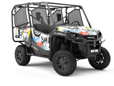 Smile On Graffiti Utility Vehicle Vinyl Wrap