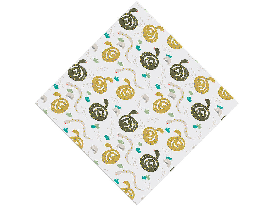 Smiling Serpents Reptile Vinyl Wrap Pattern