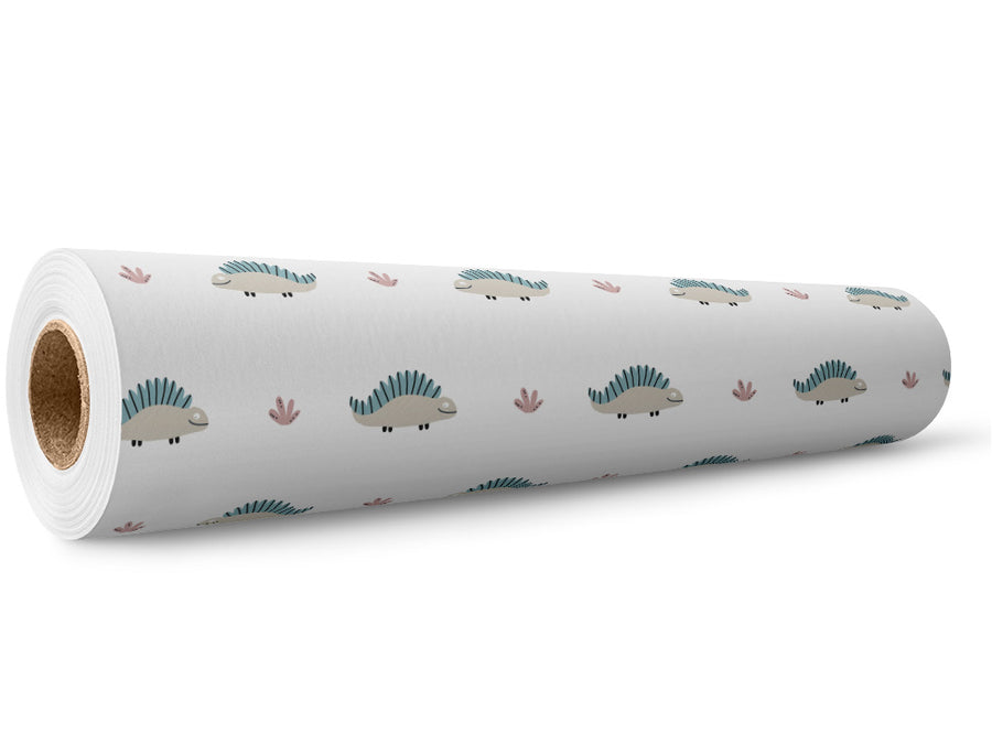 Smiling Stegosaur Dinosaur Wrap Film Wholesale Roll~Rwraps Series 914 Digitally Printed Vinyl Roll~5