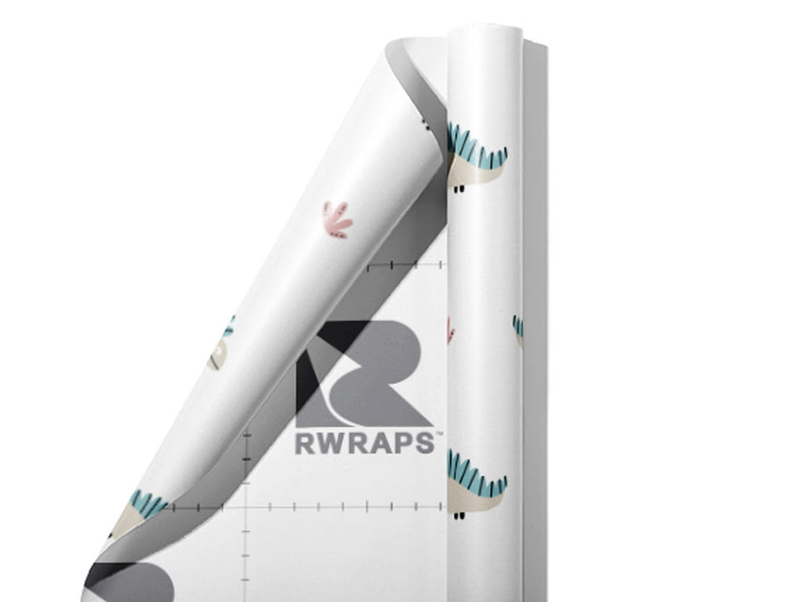 Smiling Stegosaur Dinosaur Wrap Film Sheets~Rwraps Series 914 Smiling Stegosaur Dinosaur Scrolled Sheet~3