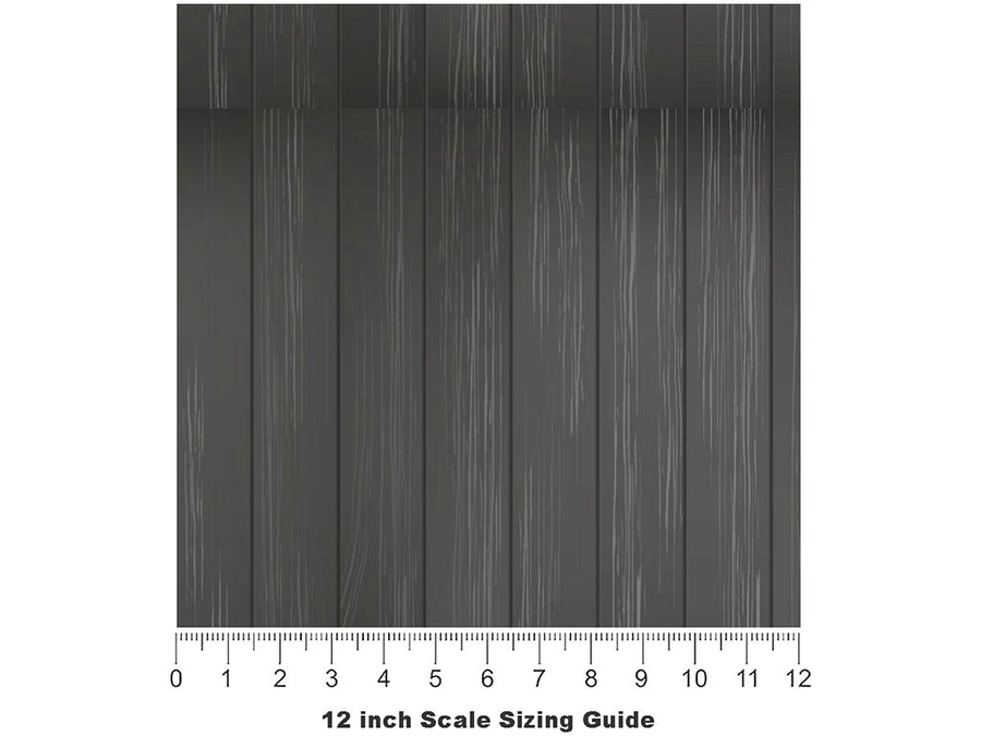 Smoke  Wood Plank Vinyl Film Pattern Size 12 inch Scale~Rwraps Smoke  Wood Plank Sizing Chart~3
