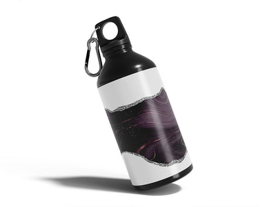 smokey quartz gemstone films Water Bottle DIY Stickers