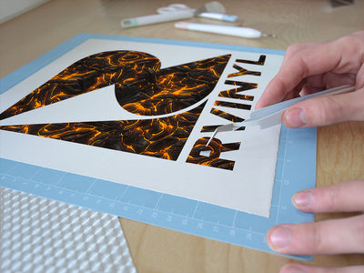 smoldering mess lava Easy Weed Craft Vinyl