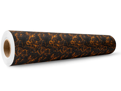 Smoldering Mess Lava Wrap Film Wholesale Roll~Rwraps Series 914 Digitally Printed Vinyl Roll~5