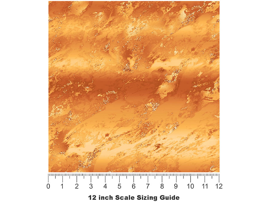 Smooth Buttercream Gemstone Vinyl Film Pattern Size 12 inch Scale~Rwraps Smooth Buttercream Gemstone Sizing Chart~2