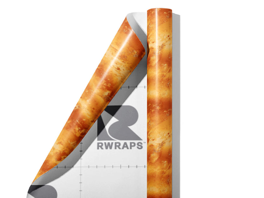 Smooth Buttercream Gemstone Wrap Film Sheets~Rwraps Series 914 Smooth Buttercream Gemstone Scrolled Sheet~3