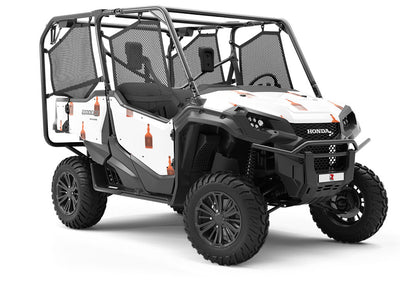 smooth Cognac Alcohol Utility Vehicle Vinyl Wrap