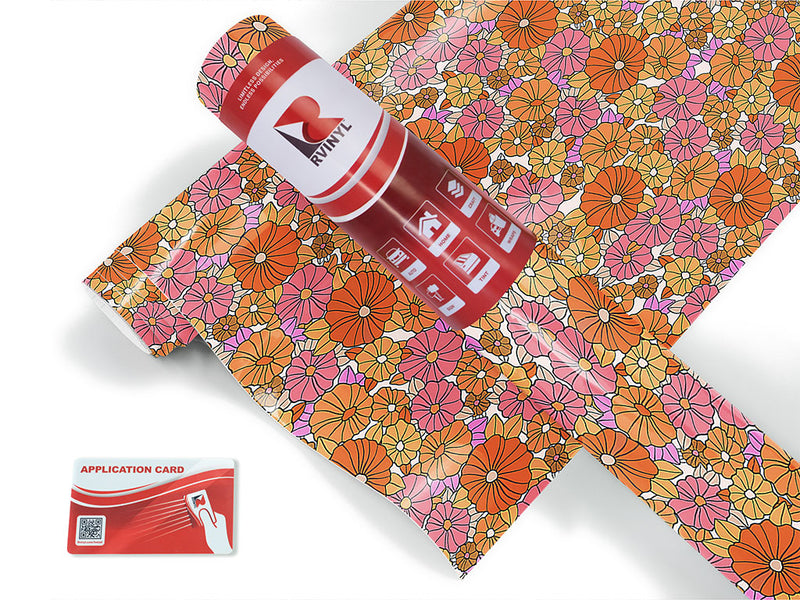 smooth cream retro Craft Vinyl Roll