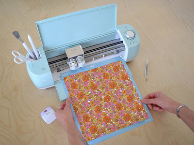 smooth cream retro Cricut Compatible Vinyl